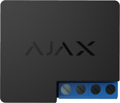 WALLSWITCH BLACK - bezdrôtové silové relé AJAX s napájaním 110/230V AC