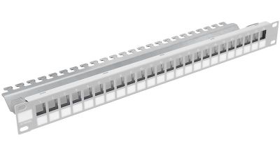 Patch panel modulárny 1U 19" pre keystony