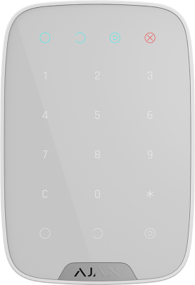 KEYPAD WHITE FIBRA - zbernicová klávesnica AJAX